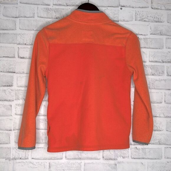 Cat & Jacket Coral Orange Fleece Zip Up Jacket Coat Size M (8/10) - Picture 3 of 4